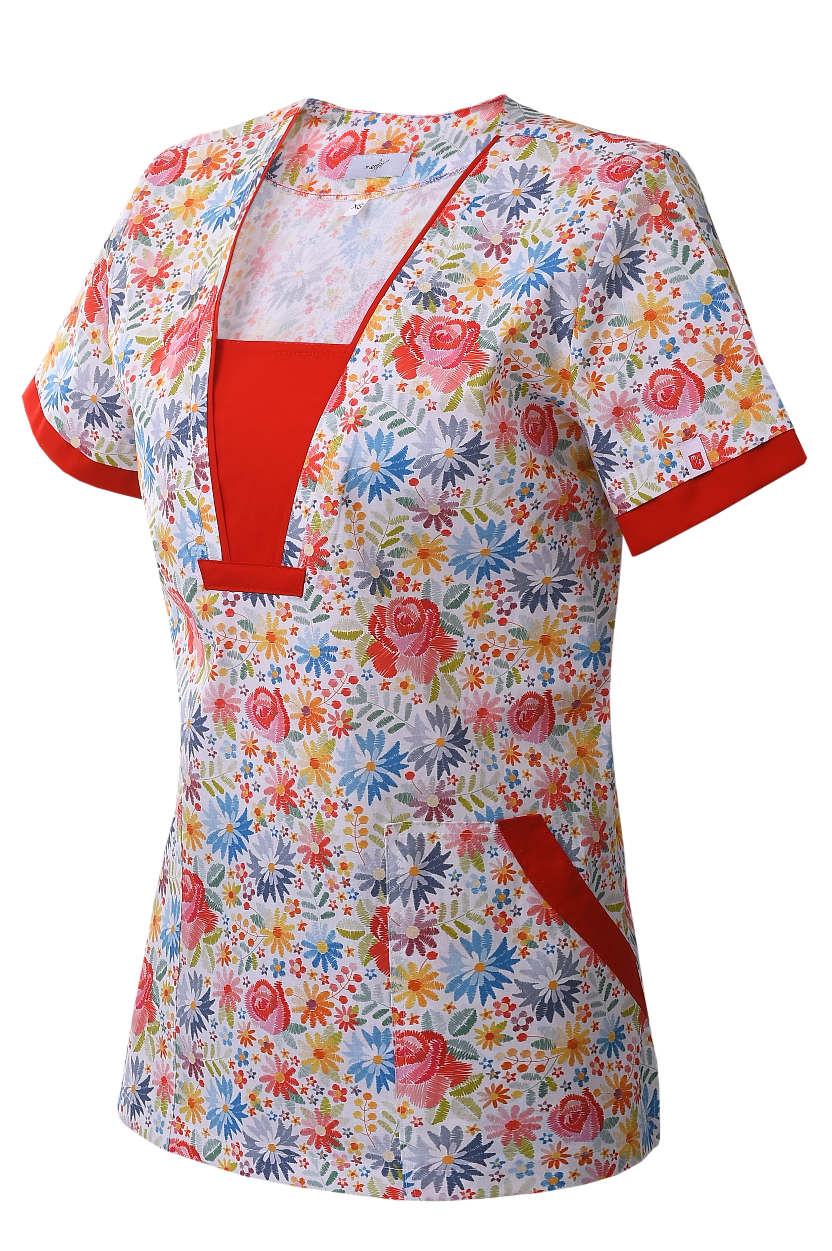 Bluza medicala dama R-line I imprimeu